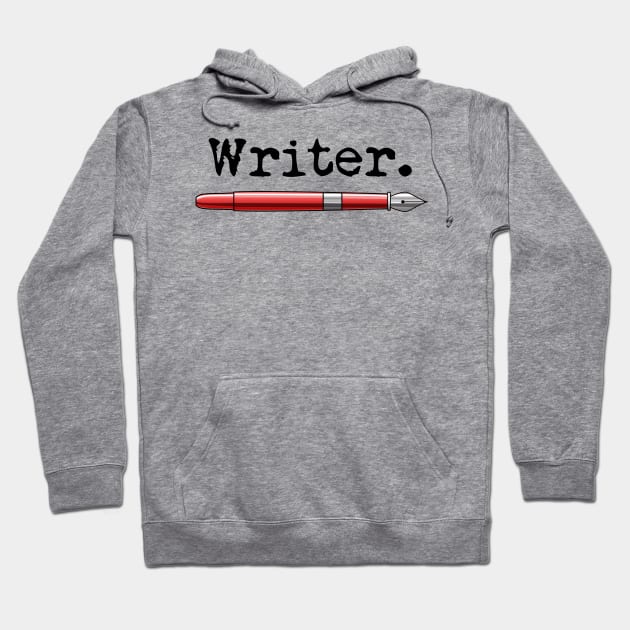 Writer Funny Writing Book Author Funny Gift Hoodie by macdonaldcreativestudios